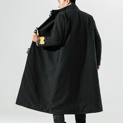 Title 7, Mens long down padded jacket. Superior warmth ...
