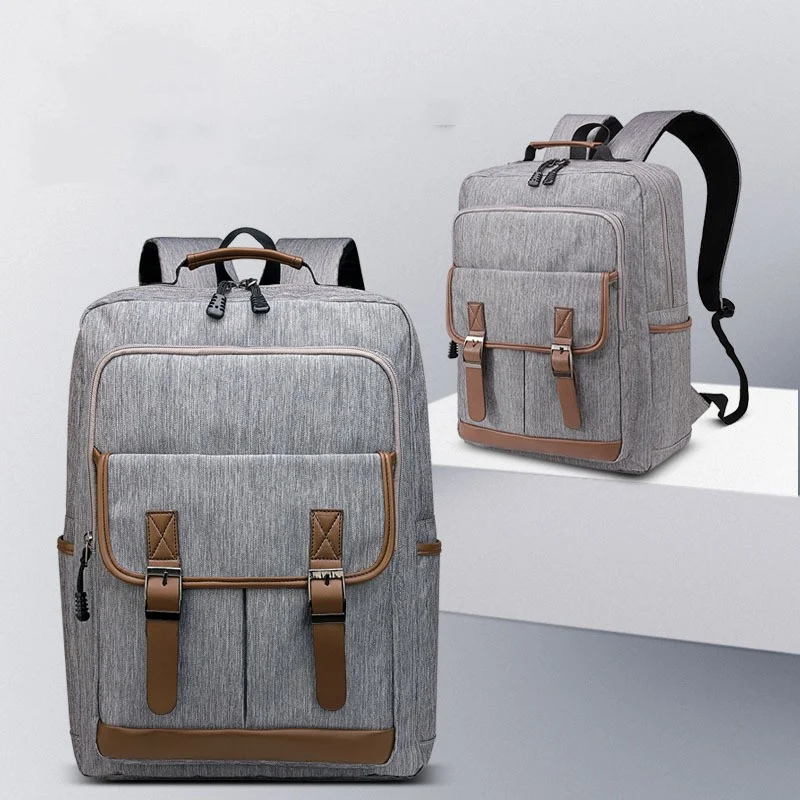 Mochila de moda para viagens, bolsa para laptop, casual. Perfeita para trabalho, escola e lazer. Conforto e estilo para o seu dia a dia. — foto 4