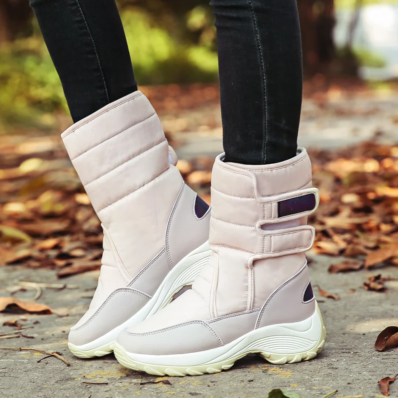 Title 2, Womens high-top shoes with velvet and warm cot...