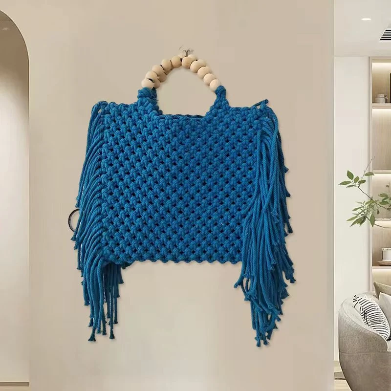 Gewebte Damen Crossbody Mini Tasche Handytasche Handgelenk Münzbörse Sommer, stilvoll und praktisch, perfekt für unterwegs. — foto 3