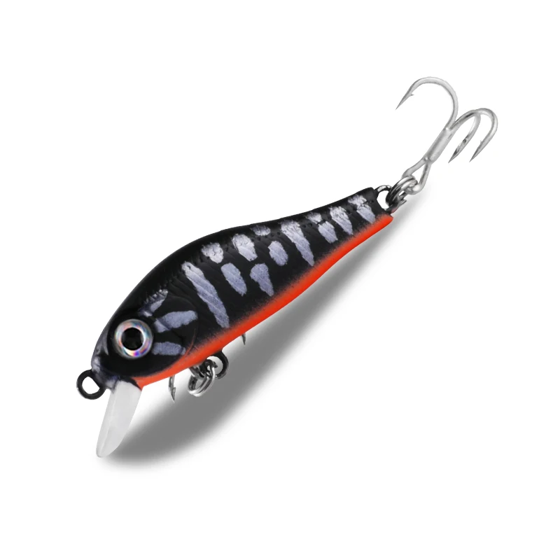 Isca Artificial Lua Shrimp Micro-objeto Mino Fake Lure 35mm para Pesca Ultralight Atraente e Realista Ideal para Robalos e Predadores — foto 5