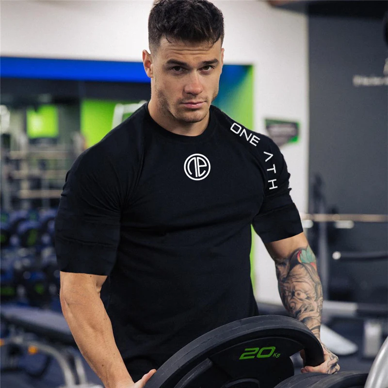 Muscle Brothers Sports Fitness Short Sleeve Shirt for Men. Breathable and comfortable training apparel for optimal perfo — photo 1