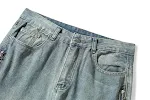 Erkek Dikiş Fermuarlı Mikro Slim Geniş Paça Pantolon, şık görünüm ve rahat kullanım sunan, modern erkek pantolonu. — Fotoğraf 18
