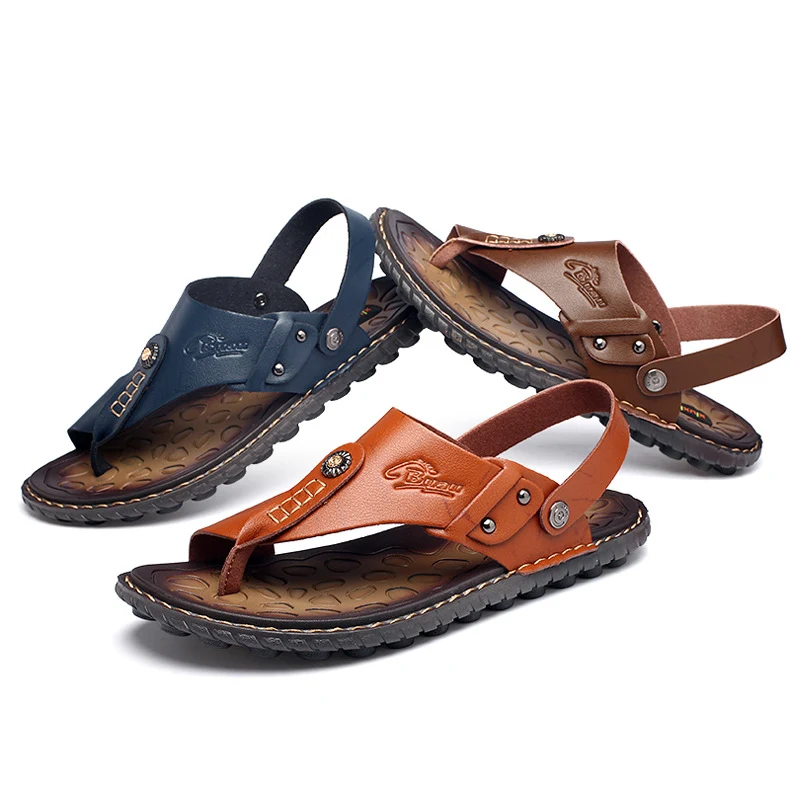 Title 7, All-match beach sandals and slippers for men, o...