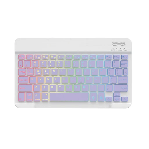 Title 8, Teclado Bluetooth retroiluminado para tablet de...