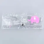Transparente Brillenetui aus Kunststoff Tragbar und einfach Schützen Sie Ihre Brille stilvoll und unkompliziert für unterwegs. — foto 6