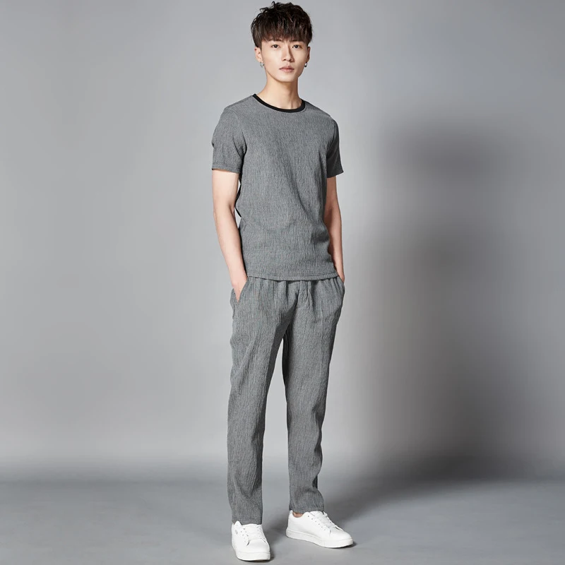 Title 4, New Spring and Summer Mens Casual Suit Short-s...