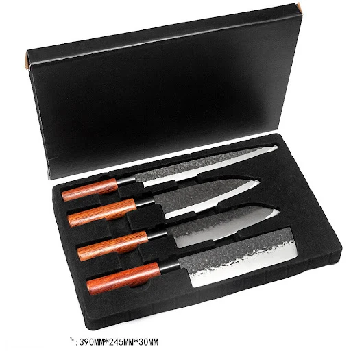 Title 11, Handmade Hammered Forged Santoku Chef Knife for...