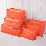 New Korean Clothes Underwear Finishing Storage Bag Multi-function Travel Storage Bag 6-piece Set Custom Six-piece Set — photo 6