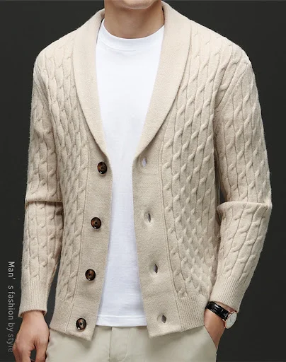 Title 8, Autumn New Mens Knitwear Cardigan Casual Coat ...