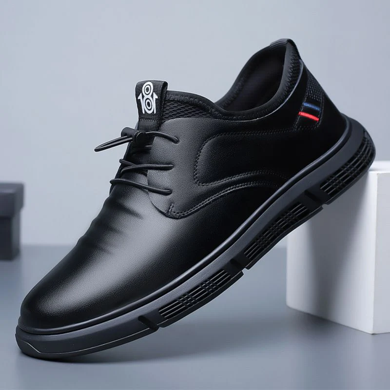 Title 5, Męskie buty biznesowe do jazdy z miękkiej skóry...