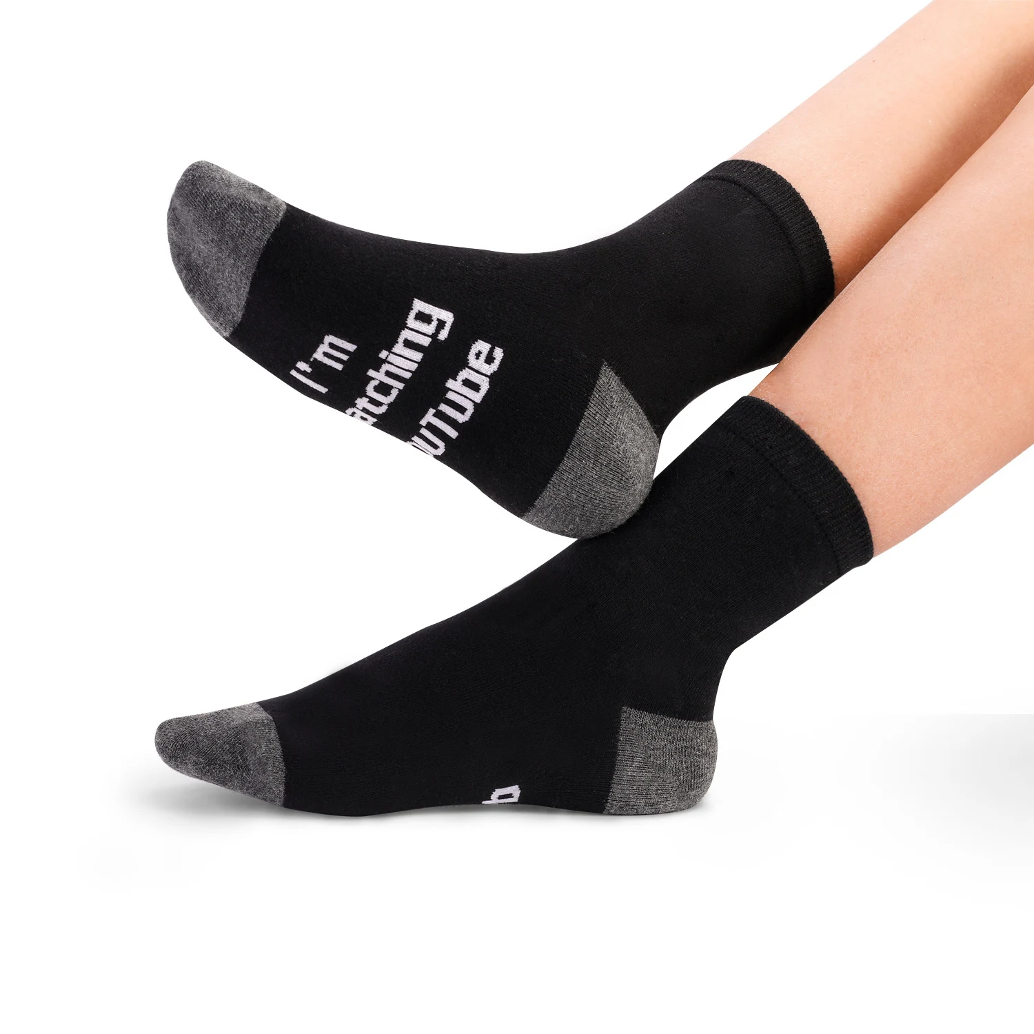 Title 5, Europe And America Men Cotton YOUTUBE Socks