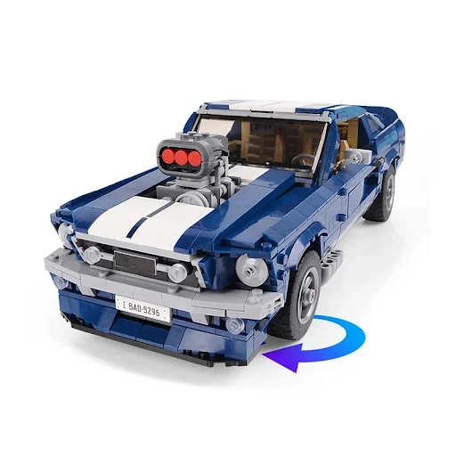 Title 3, Ford Mustang GT Racing Blocos de Montar Montado...