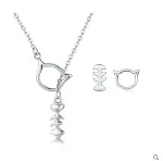 Necklace + earrings
