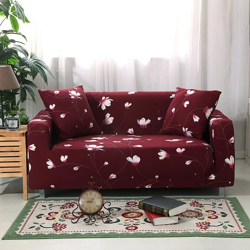 Capa de almofada de sofá estampada, renova seu sofá com estilo, protege contra manchas e desgaste. Fácil de colocar e lavar, para uma sala renovada. — foto 6