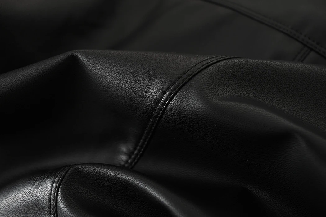 Title 1, Womens Casual Small Stand Collar Leather Jacke...