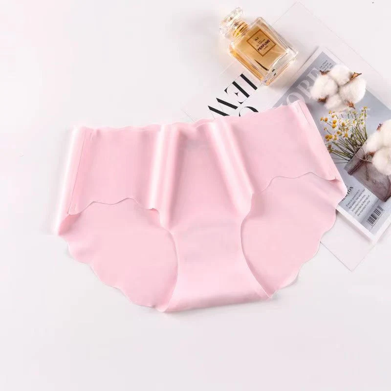 IJs-zijde naadloos meisjesondergoed effen kleur, biedt ultiem comfort en een onzichtbare pasvorm, perfect voor dagelijks gebruik. — foto 12