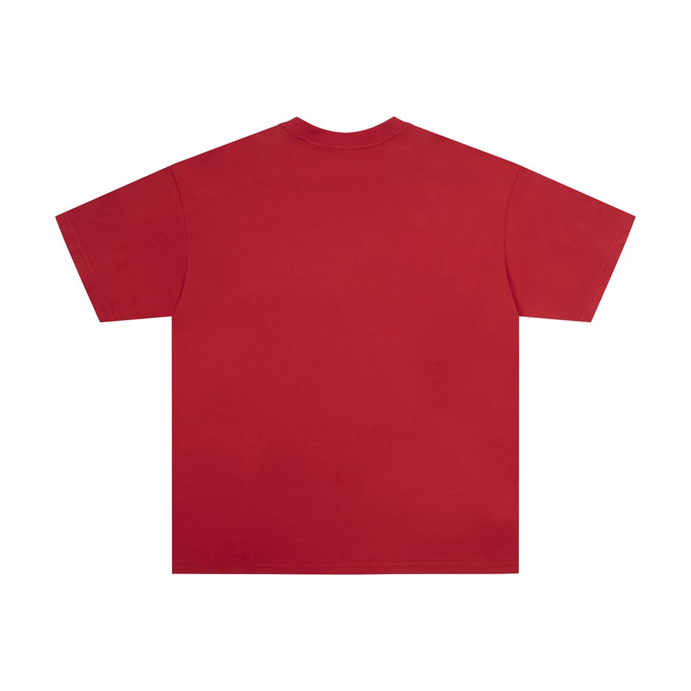 Camiseta masculina de manga curta de algodão com letras bordadas em 3D, confortável e estilosa, ideal para o dia a dia. — foto 2