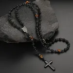 8mm Black Volcanic Rock No 3