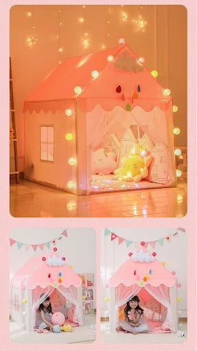 Title 1, Childrens Tent Small House Sleeping Toy Mosqui...