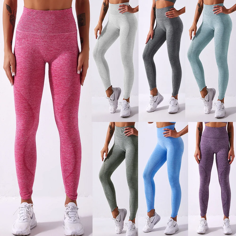 Title 8, Calças de yoga fitness esportivas sem costura f...