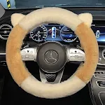 Steering Wheel Cover Winter Plush Cute Cartoon — photo 5