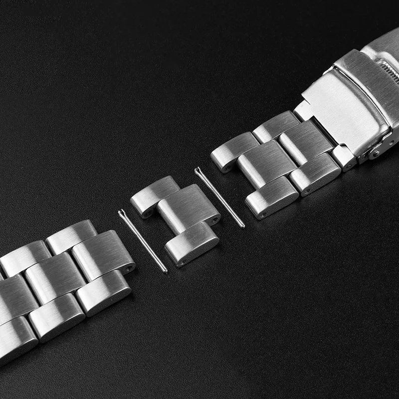 Brazalete de acero inoxidable macizo con cinco cuentas para buceo Duradero y elegante para el aventurero acuático. Resiste el agua salada. — foto 3
