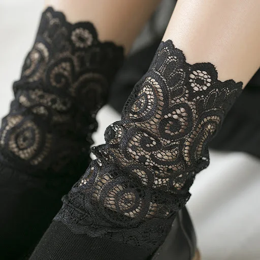 Title 2, Womens Cotton Medium Length Stockings