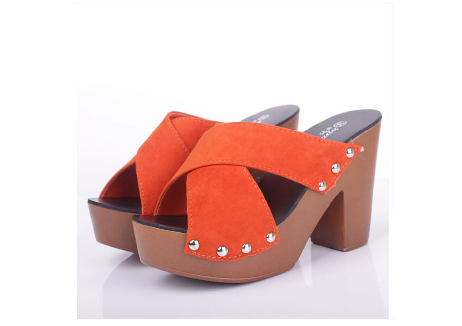 Thick heel fish mouth sandals and slippers for ultimate comfort and a stylish appearance. Perfect footwear for summer an — photo 4