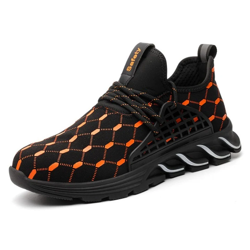 Title 8, Durable work shoes wear-resistant, anti-smash a...