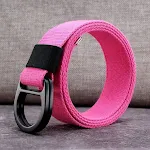 Men's Outdoor Leisure Canvas Belt Double Ring Buckle — photo 4
