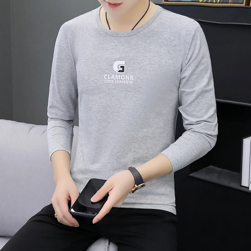 Title 2, T-shirt uomo manica lunga in cotone Oversize sc...