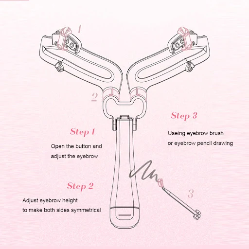 Title 4, Eyebrow Shaping Set 3 In 1 Foldable Adjustable ...