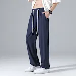 Heren Zomer Dunne Ice Zijde Casual Broek Ademend Lichtgewicht Comfortabel Ideaal voor Warme Dagen Stijlvol en Koel Zomerse Look — foto 8