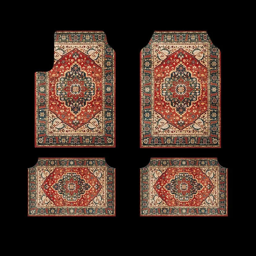 Retro Persian Car Foot Mat Dust proof and Stain resistant Keep your car interior clean and stylish with this easy to mai — photo 4