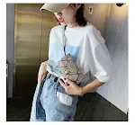 Messenger bag met één vak voor heren, borsttas ideaal voor dagelijks gebruik, lichtgewicht en comfortabel, perfect voor essentiële spullen. — foto 1