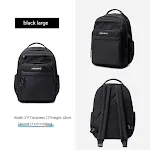 Mochila Grande para Notebook Impermeável Bolsa Escolar Espaçosa e Segura. Perfeita para estudantes e profissionais, proteção total contra água. — foto 2