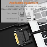 Adaptador DVI macho para fêmea banhado a ouro. Conecte seus dispositivos de vídeo com qualidade superior e transmissão de sinal estável. — foto 4