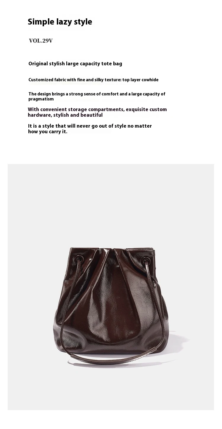 Nova Bolsa Saco Feminina com Alça Transversal e Ombro, Perfeita para o Dia a Dia, Design Moderno e Versátil, Ideal para Todas as Ocasiões. — foto 16
