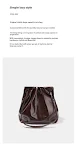 Nova Bolsa Saco Feminina com Alça Transversal e Ombro, Perfeita para o Dia a Dia, Design Moderno e Versátil, Ideal para Todas as Ocasiões. — foto 16