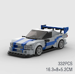 Veículos de Tecnologia MOC Criativos Carros de Brinquedo Tesla Explore a Engenharia e a Diversão Montando Modelos Detalhados para Todas as Idades — foto 2