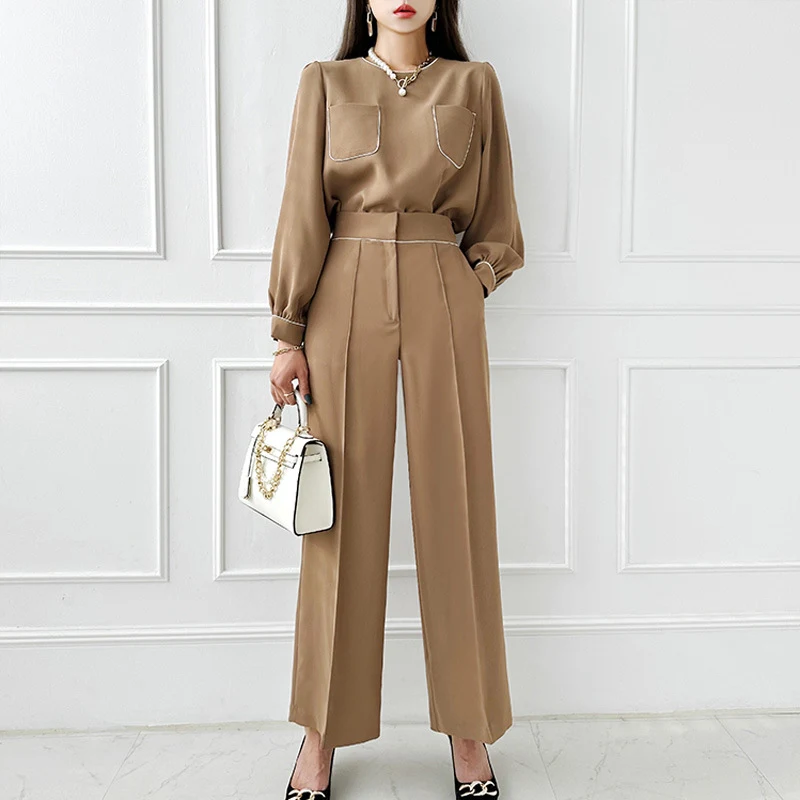 Terno de calça feminino para moda executiva — foto 18