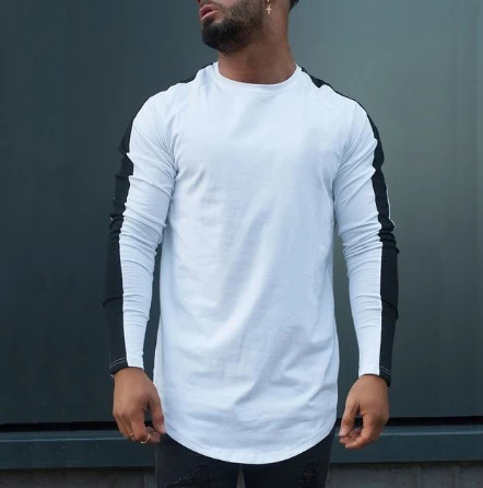 Title 1, Camiseta Esportiva Masculina Manga Longa com Re...