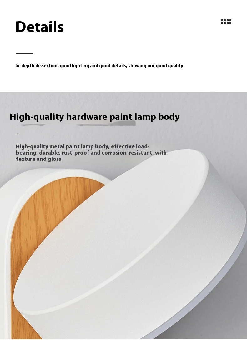 Title 1, Bedroom Bedside Wall Lamp Simple Living Room Li...