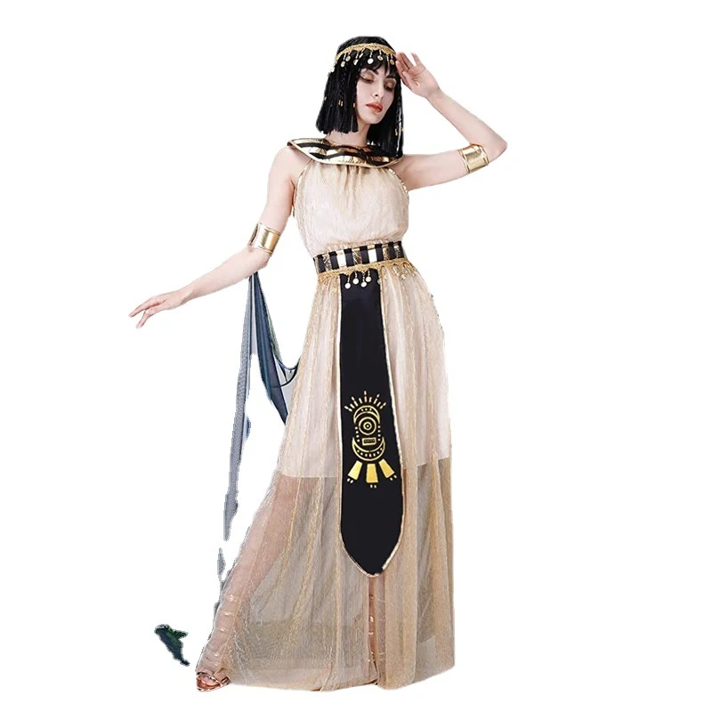 Title 2, Ancient Egypt Cleopatra Halloween Cosplay Costu...