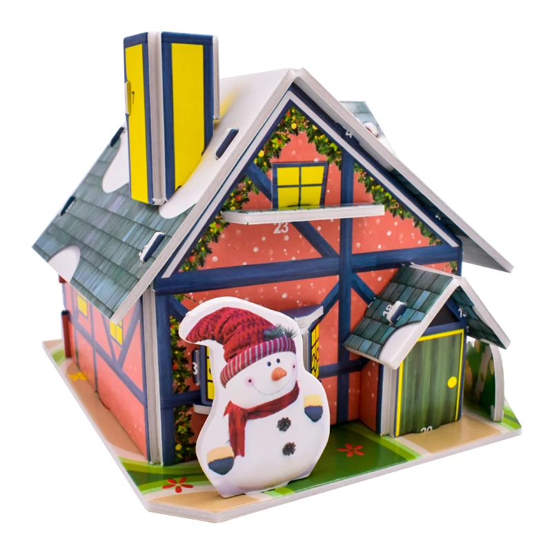 Title 3, 3D Jigsaw Model Of Christmas House. Build your ...