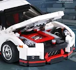 Brinquedos de blocos de montar DIY GTR Racing para crianças. Estimula a criatividade, aprimora habilidades motoras e oferece diversão educativa. — foto 3