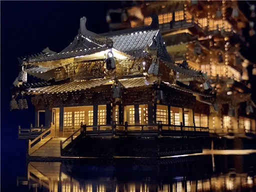 Title 15, Puzzle 3D in Rame Fai da Te Torre Yuejiang. Cos...