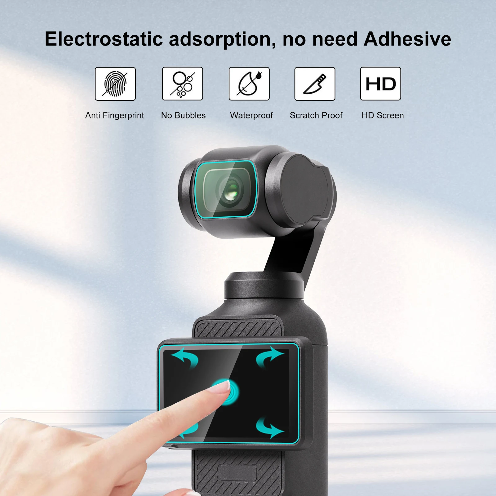 Title 2, Applicable Lens HD Tempered Glass Film Protect ...