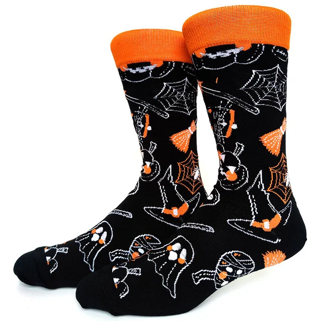 NEW Halloween Socks Pumpkin Bat Human Skeleton — photo 30